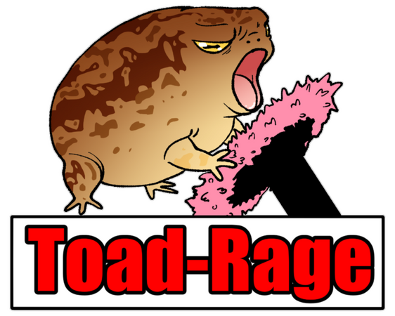 "Toad-Rage" Sticker